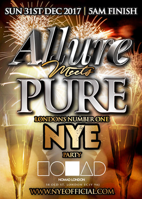 ALLURE MEETS PURE - NEW YEARS EVE