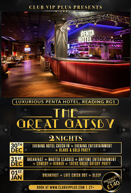 27+ Getaway NYE 'Great Gatsby'