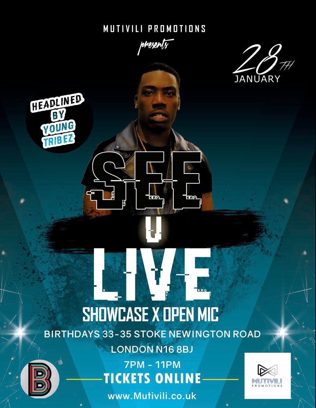 See U Live Showcase & Open Mic