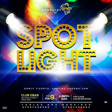 SPOT LIGHT | FEB 9th | CLUB OBAR