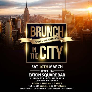 BRUNCH IN THE CITY @ EATON SQUARE BAR
