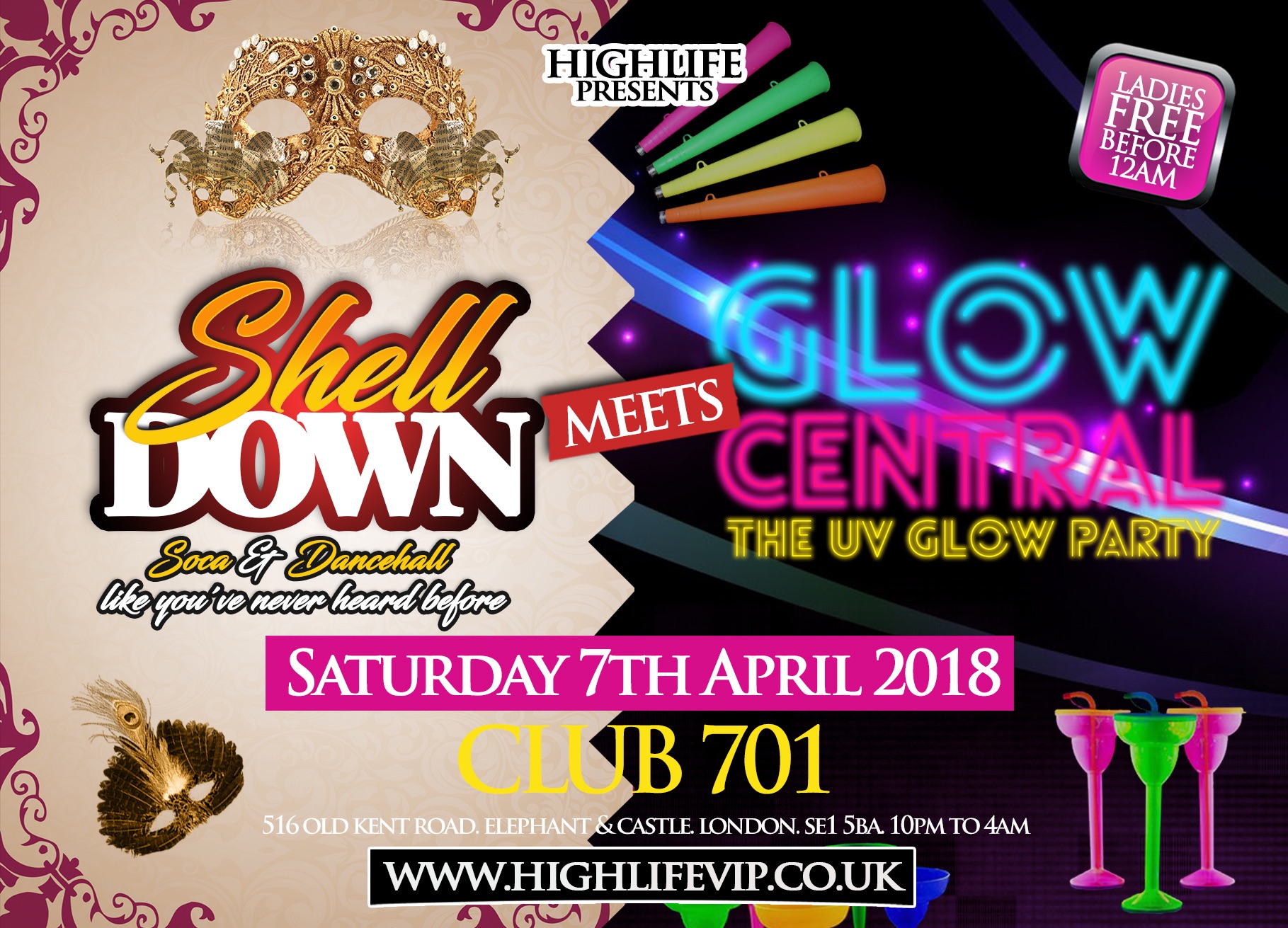 SHELL DOWN meets GLOW CENTRAL
