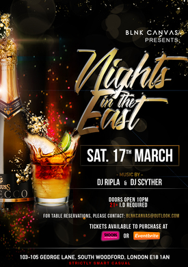 BLNK CANVAS presents Nights in the East