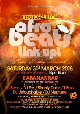 #London2Luton- Afrobeats Link Up !