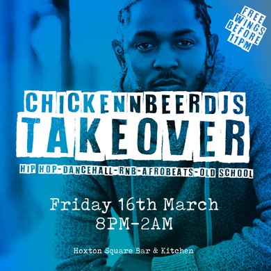 ChickenNBeerDJs Takeover x Free Wings