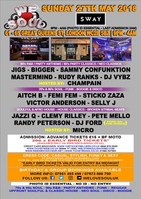 We Love Soul Spring Bank Holiday Special