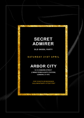 Secret Admirer - Old Skool Party
