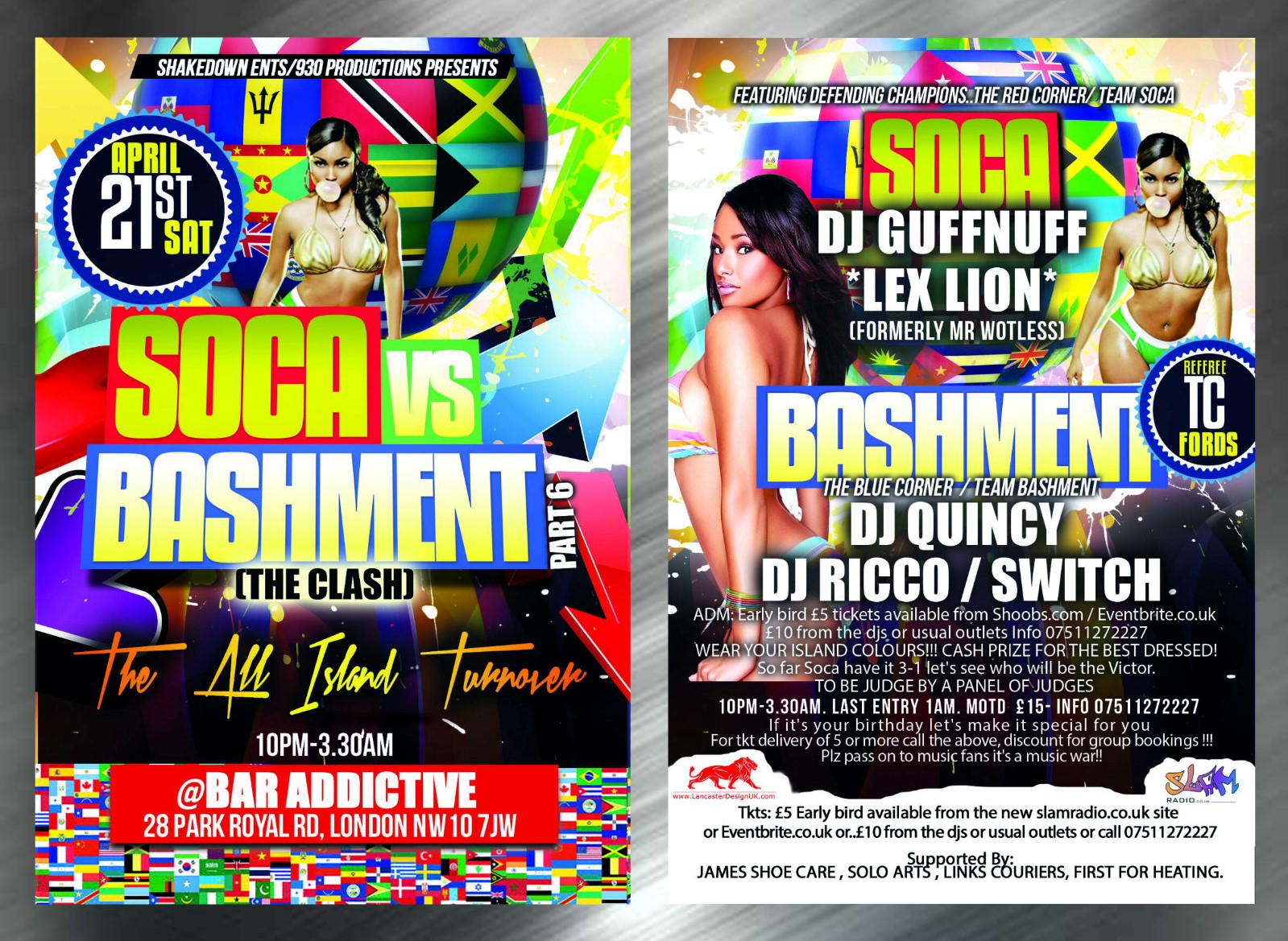 SOCA Vs BASHMENT