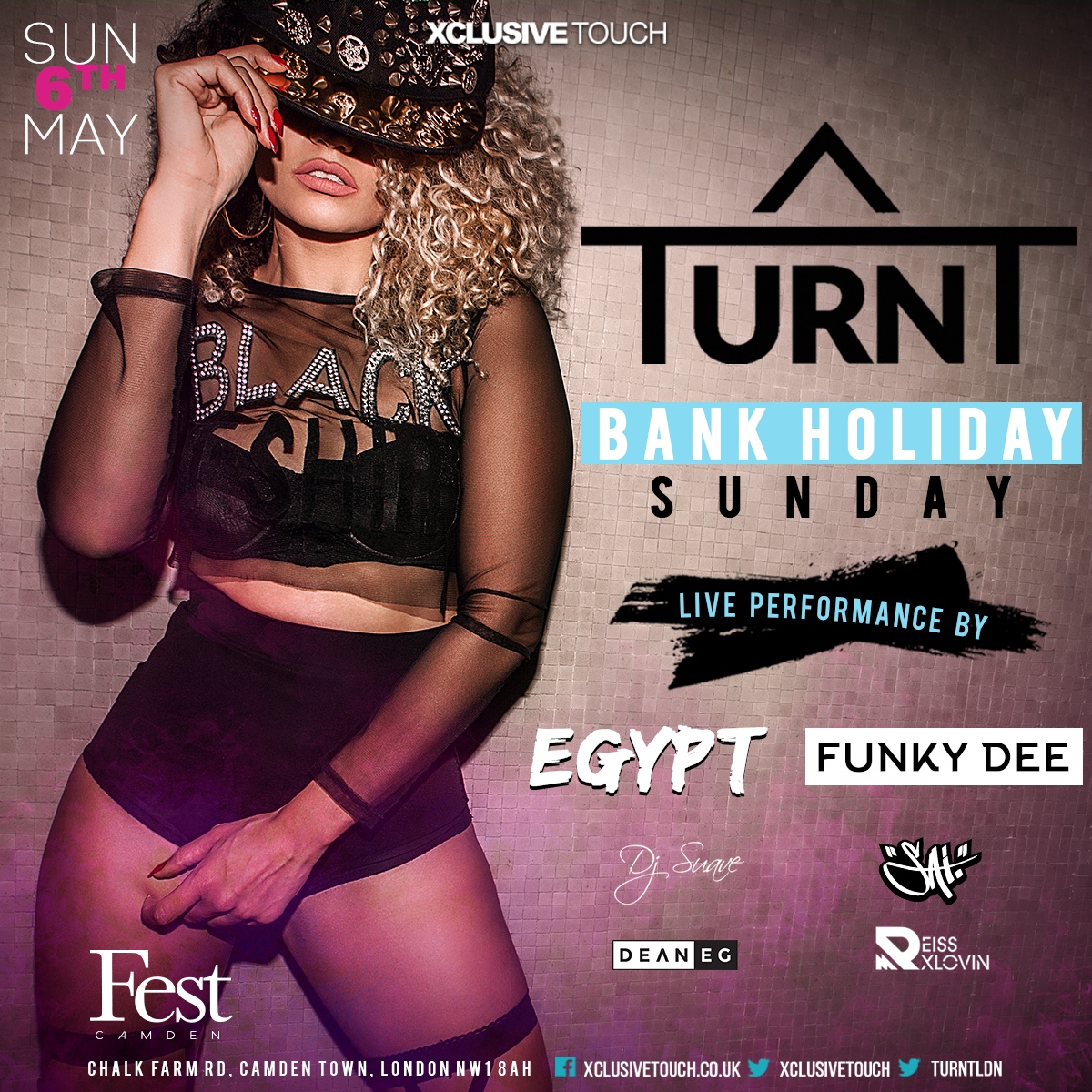 TURNT Bank Holiday Sunday - Egypt & Funky Dee