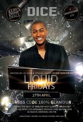 Liquid Friday with Rickie (kiss fm)