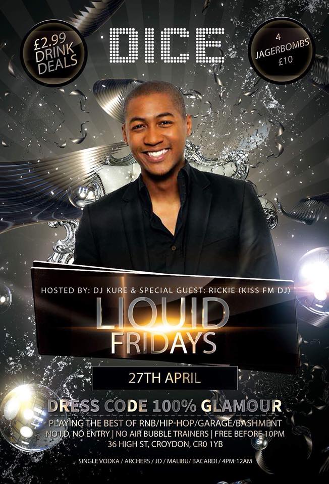 Liquid Friday with Rickie (kiss fm)