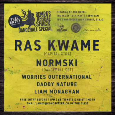 RRS Dancehall Special w. Ras Kwame, Normski