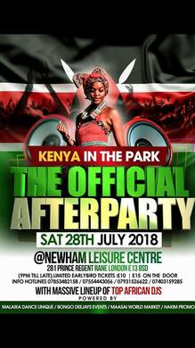 THE OFFICIAL KENYA IN THE PARK AFTER PARTY
