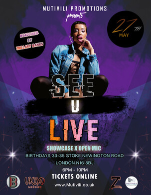 See U Live Showcase ft: Trillary Banks & more