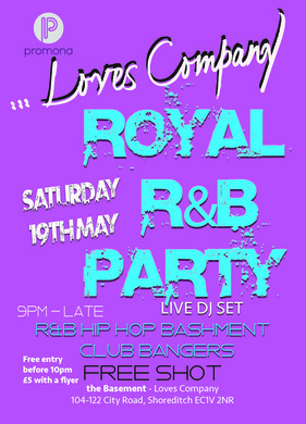 Royal R&B (the Un-offical) After Party