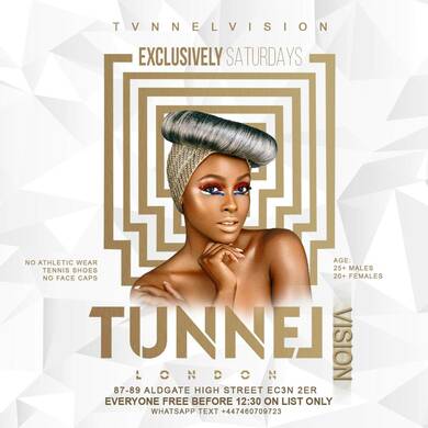 This Saturday @ Tunnel3Dvision