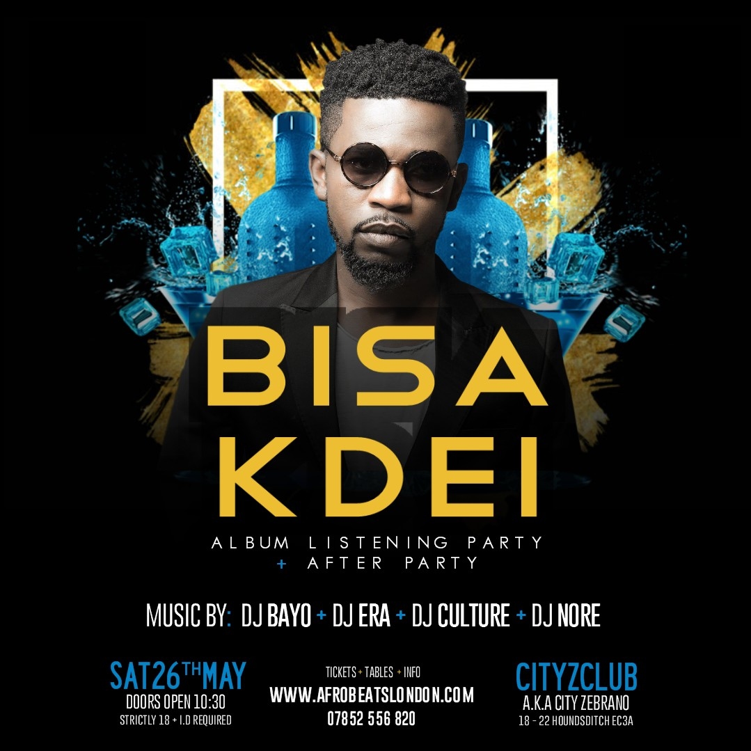 CITY PARTY & CONCERT AFTER PARTY FT BISA KDEI