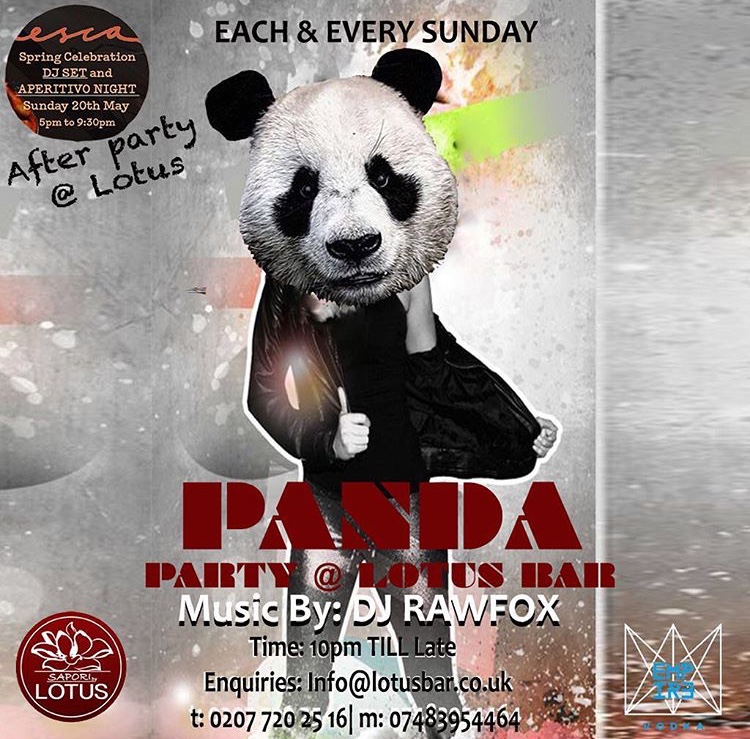 Panda party @Lotus clapham