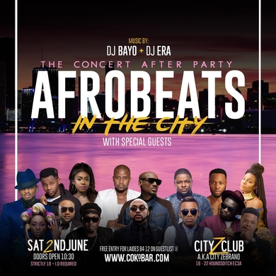 Afrobeats City Party- #OneAfricaAfterparty ❗️