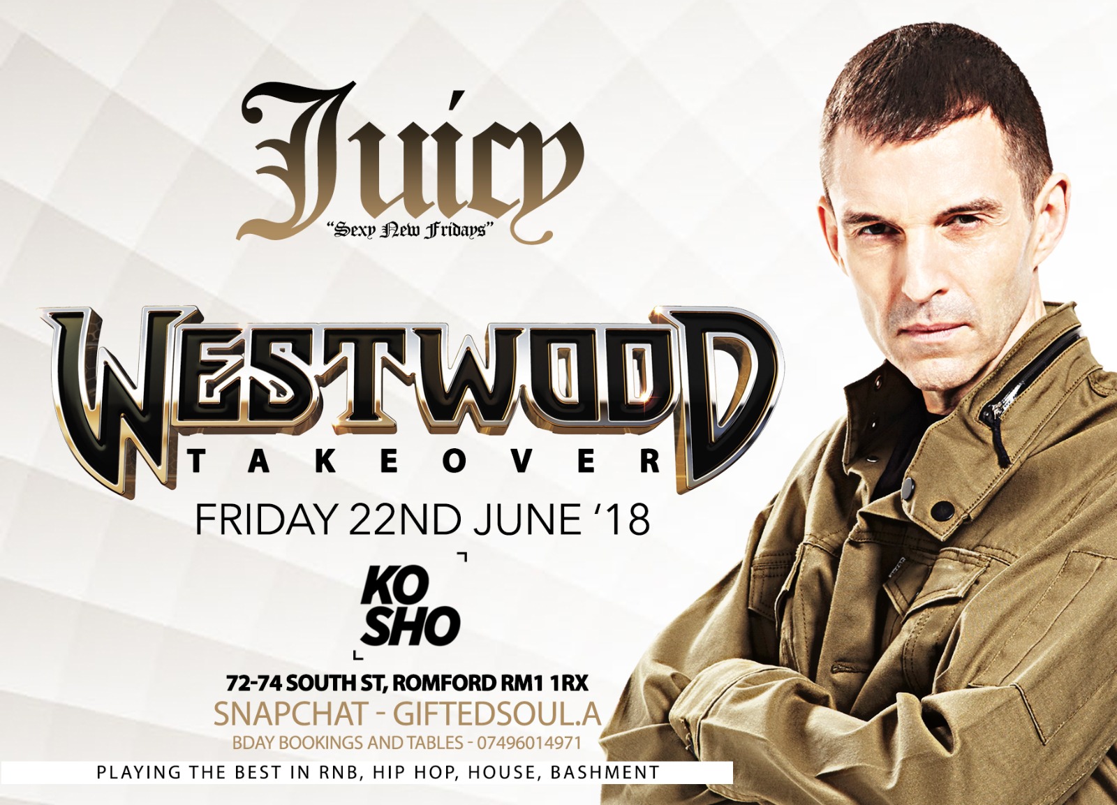 Tim westwood takeover @ JUICYSEXYFRIDAY