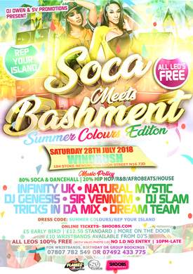 Soca Meets Bashment - Summer Colours Edition