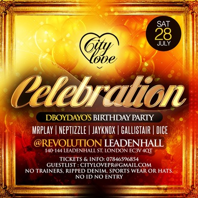 A Citylove Celebration (DboyDayo’s birthday)