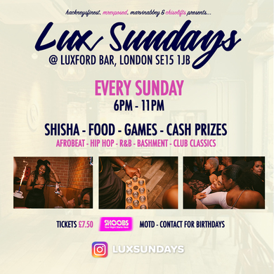 Lux Sundays 12th August 2018