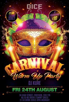 Carnival Warm Up 2018