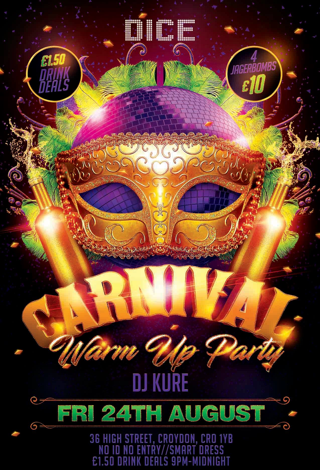 Carnival Warm Up 2018