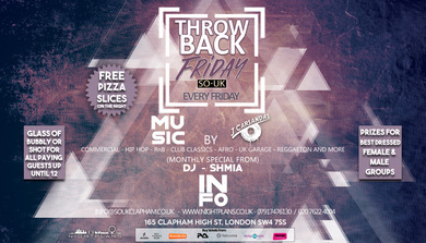 Throw Back Fridays Bank Holiday Warmup