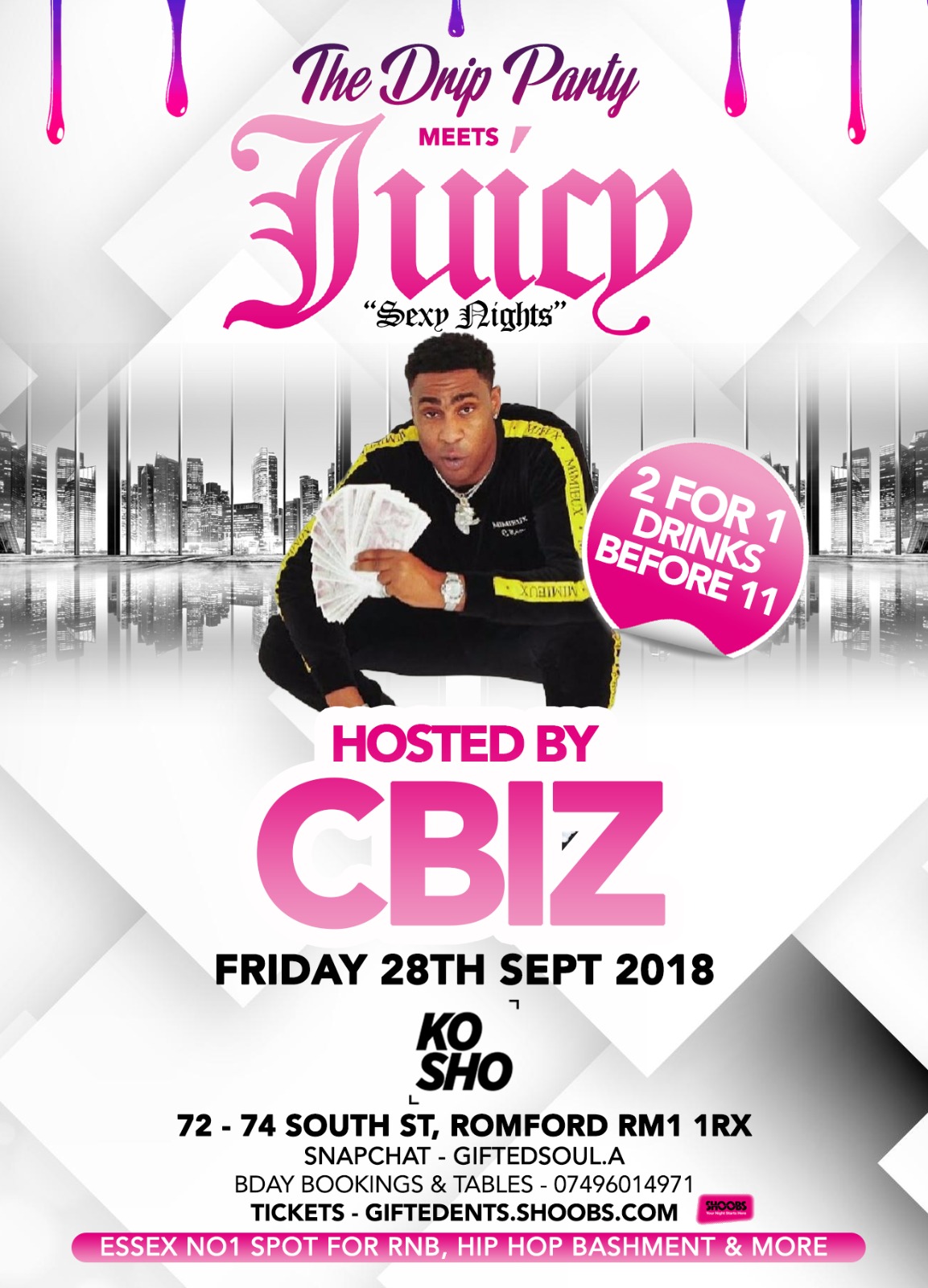 The Drip Party meets JUICY Hosted by Cbiz