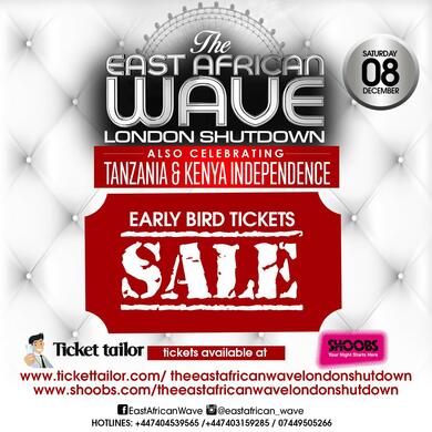 THE EAST AFRICAN WAVE LONDON SHUTDOWN