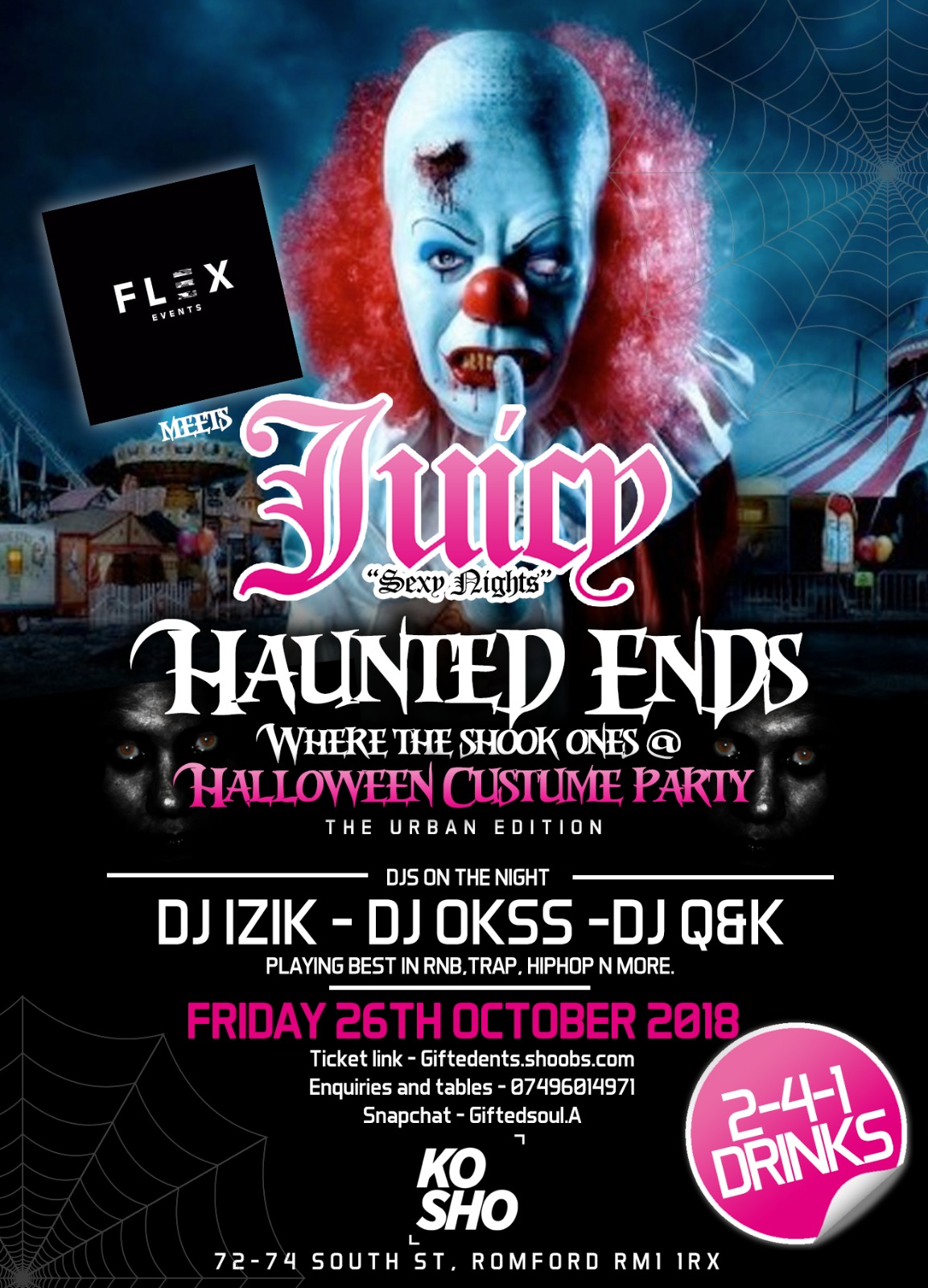 HANTED ENDS “The Halloween custume party”