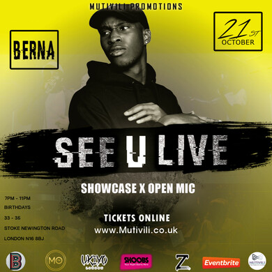 See U Live Showcase & Open Mic