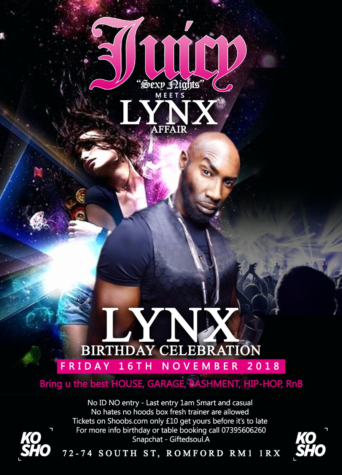 Juicy sexy Friday meets Lynx Affair