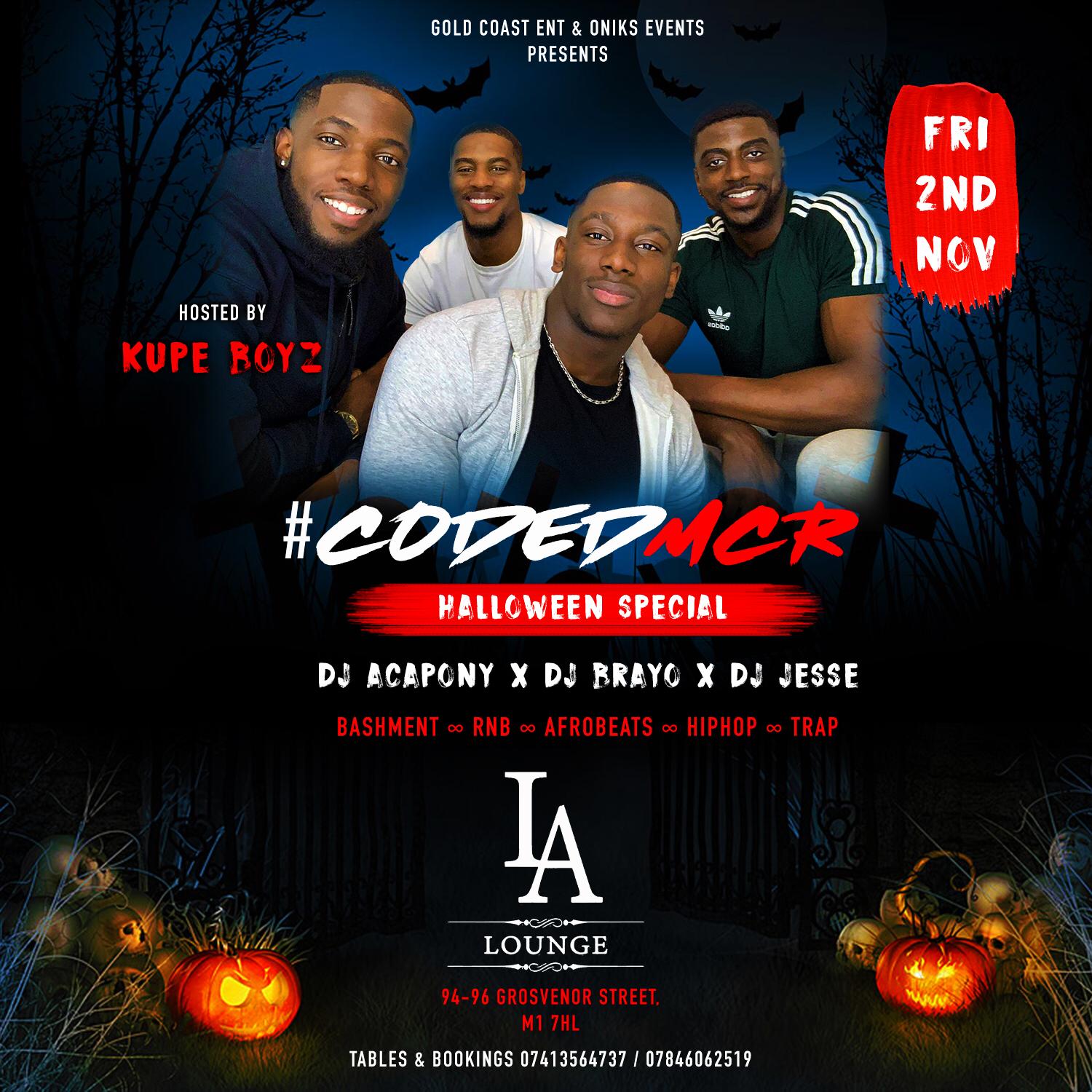 Halloween Special feature the Kupe boys dancers