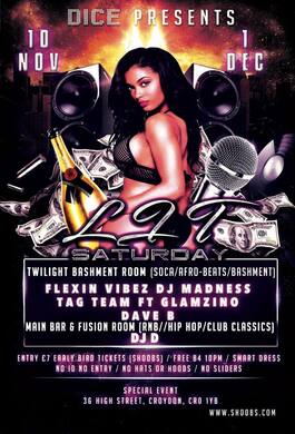 Dice Bar Presents Lit Saturdays