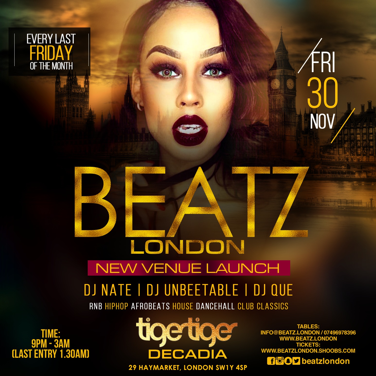 |♚| BEATZ LONDON |♚| NEW VENUE LAUNCH