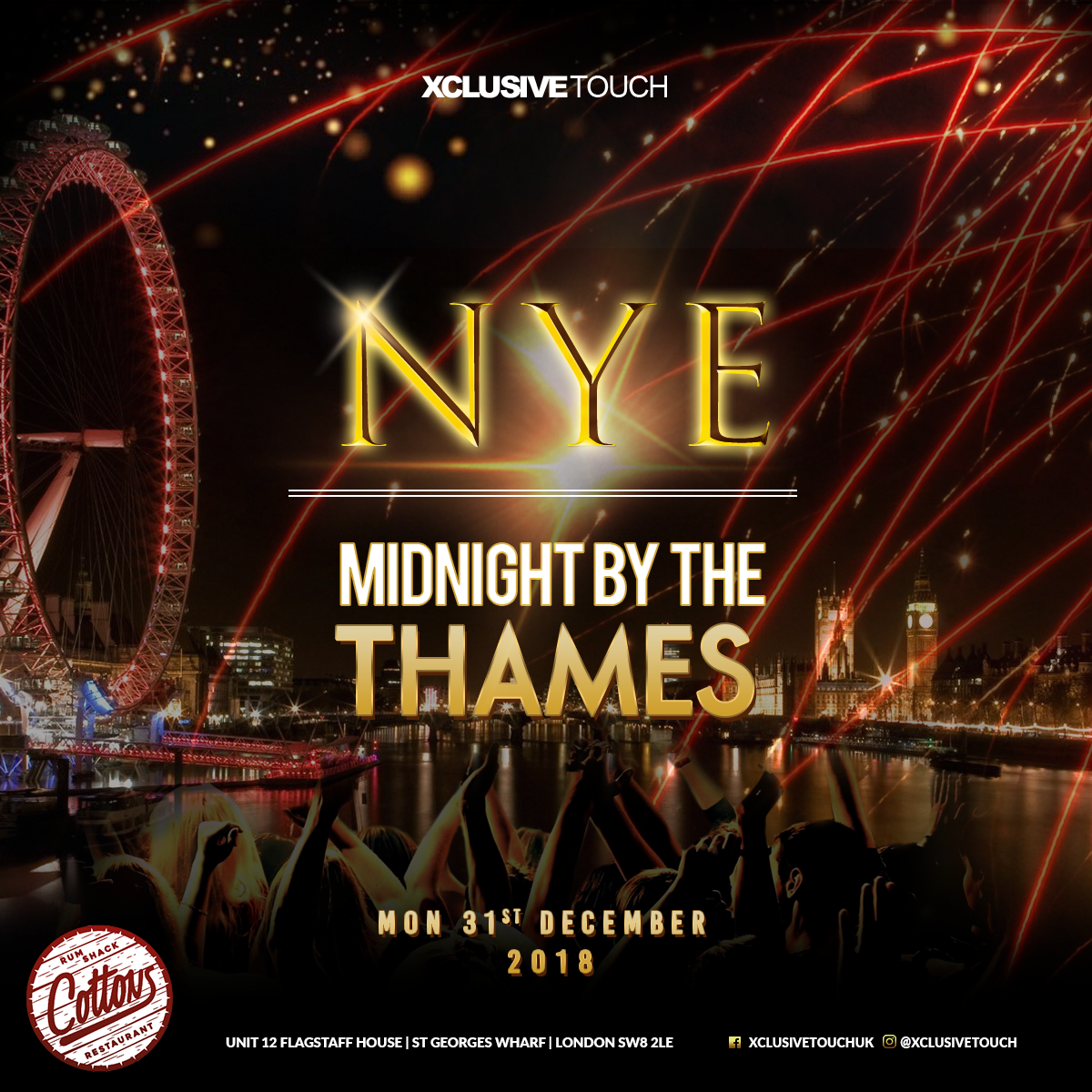 Midnight By The Thames NYE 2018