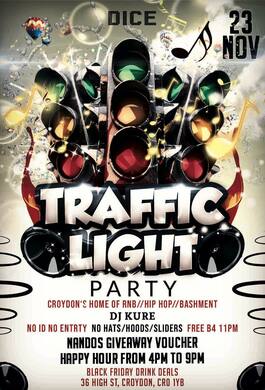 Dice Bar Presents: Traffic Light Party
