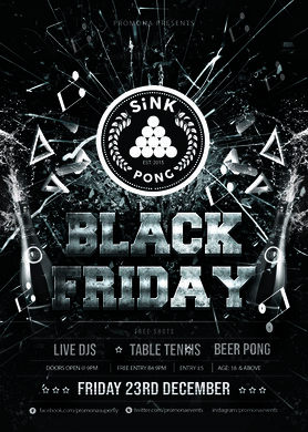 Black Friday @ Sink