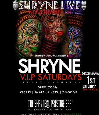 Shryne Live IndustryNite UK ☆B'hm☆ 1st Dec