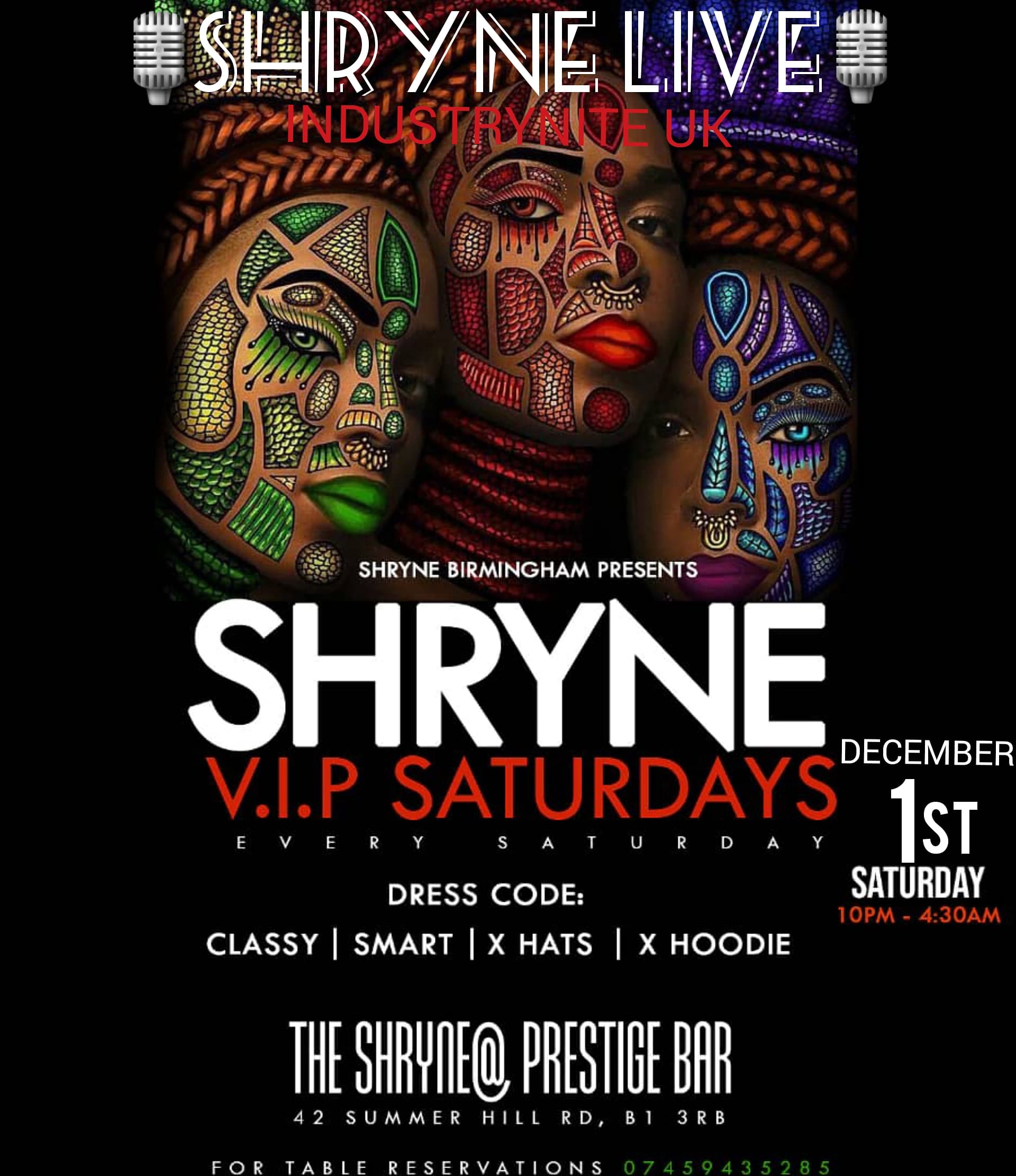 Shryne Live IndustryNite UK ☆B'hm☆ 1st Dec