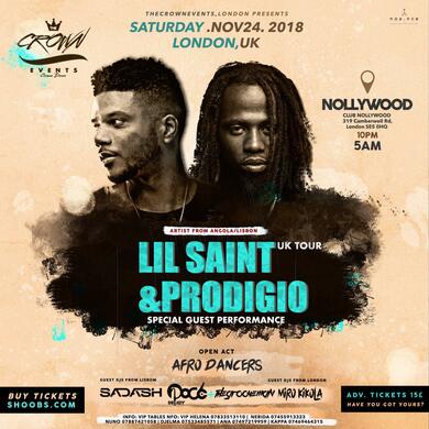 Lil Saint & Prodigio  in London