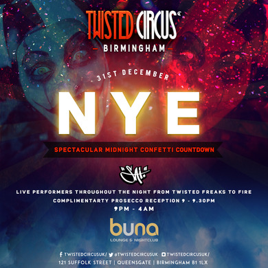 Twisted Circus NYE Birmingham