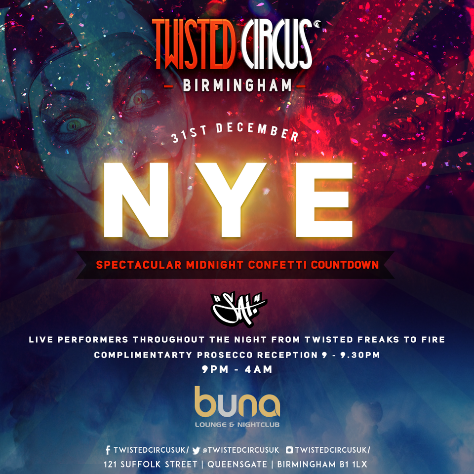 Twisted Circus NYE Birmingham