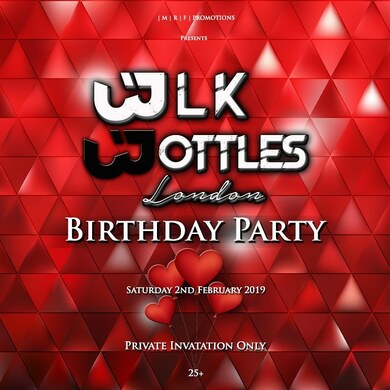 BLK Bottles London Birthday Party