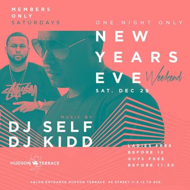 DJ SELF - NEW YEARS EVE SATURDAY