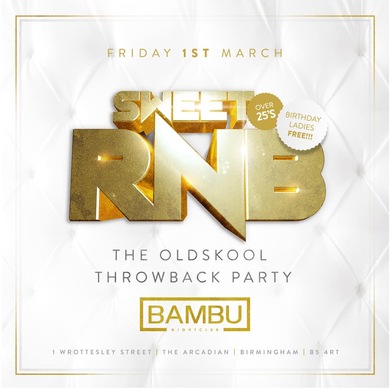 THE OLDSKOOL THROWBACK PARTY