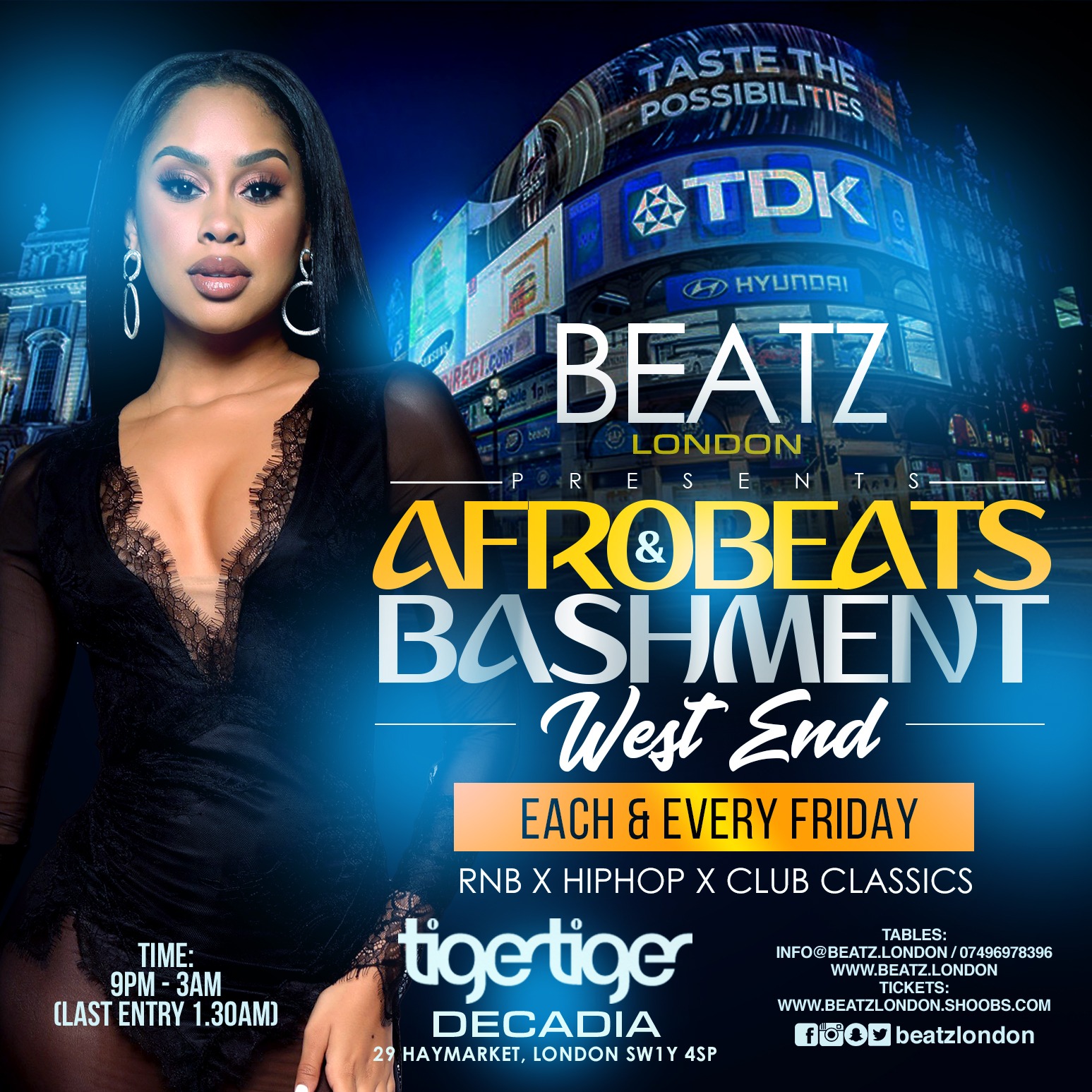 BEATZ LONDON - EACH & EVERY FRIDAY